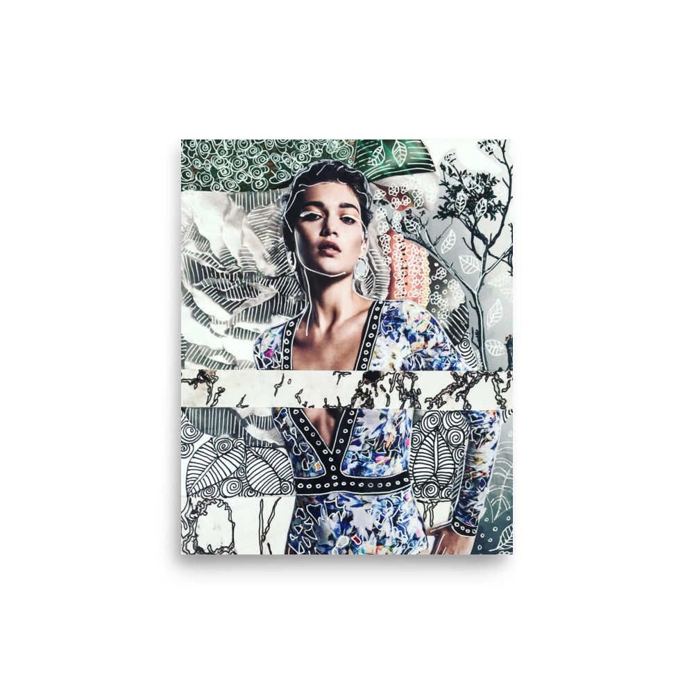 Modern Stylish Female Wall Art Print