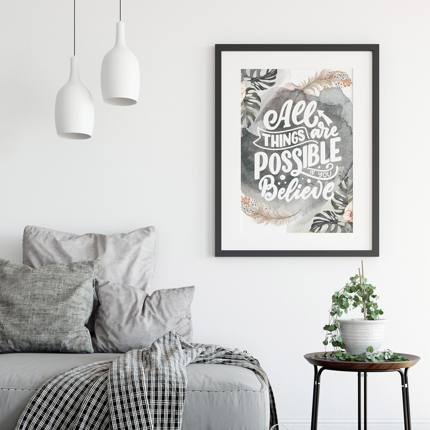 All Things Are Possible If You Believe. Fine Art Print