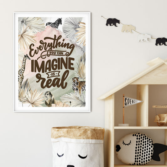 Everything You Can Imagine Wall Poster