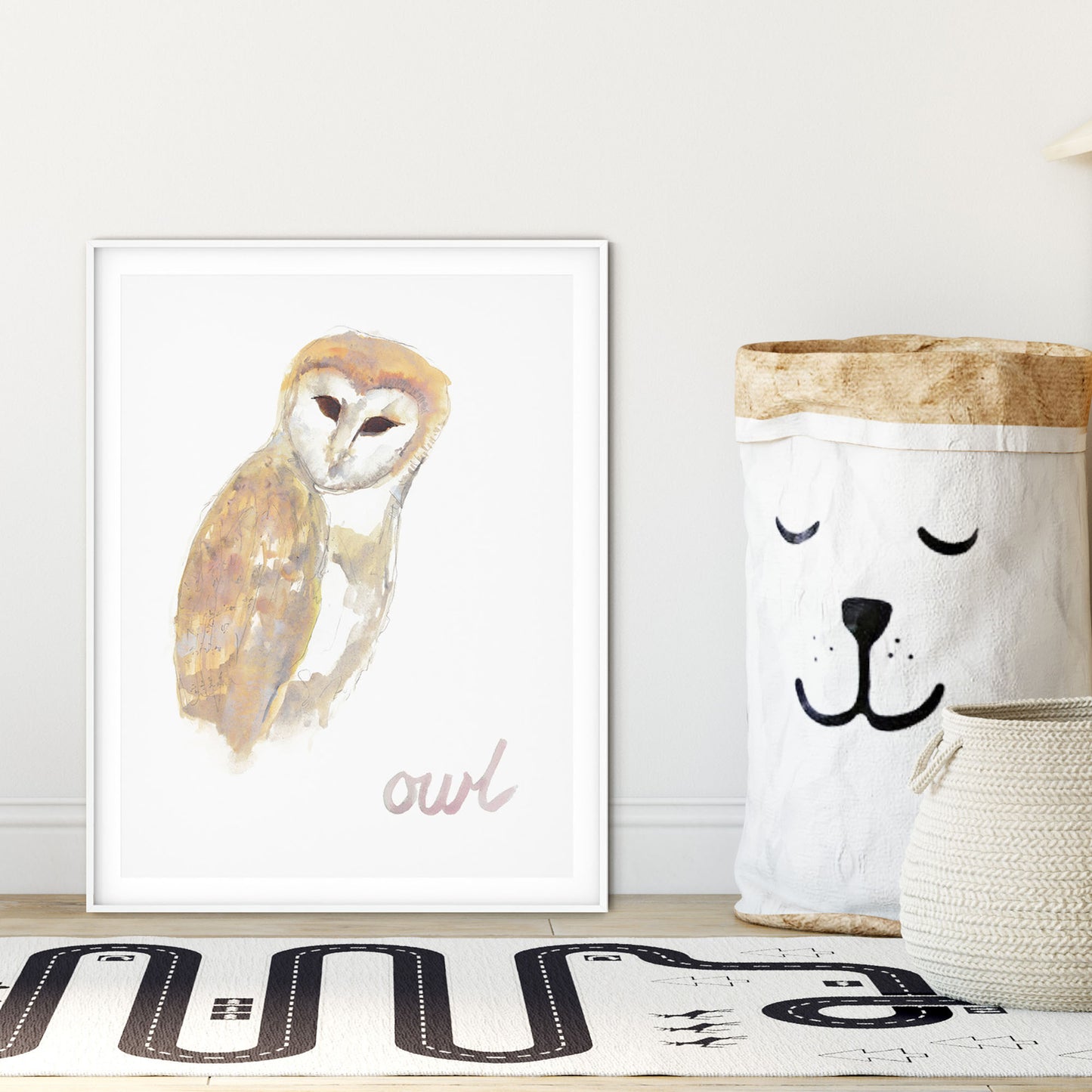 Moonlight Owl. Fine Art Print