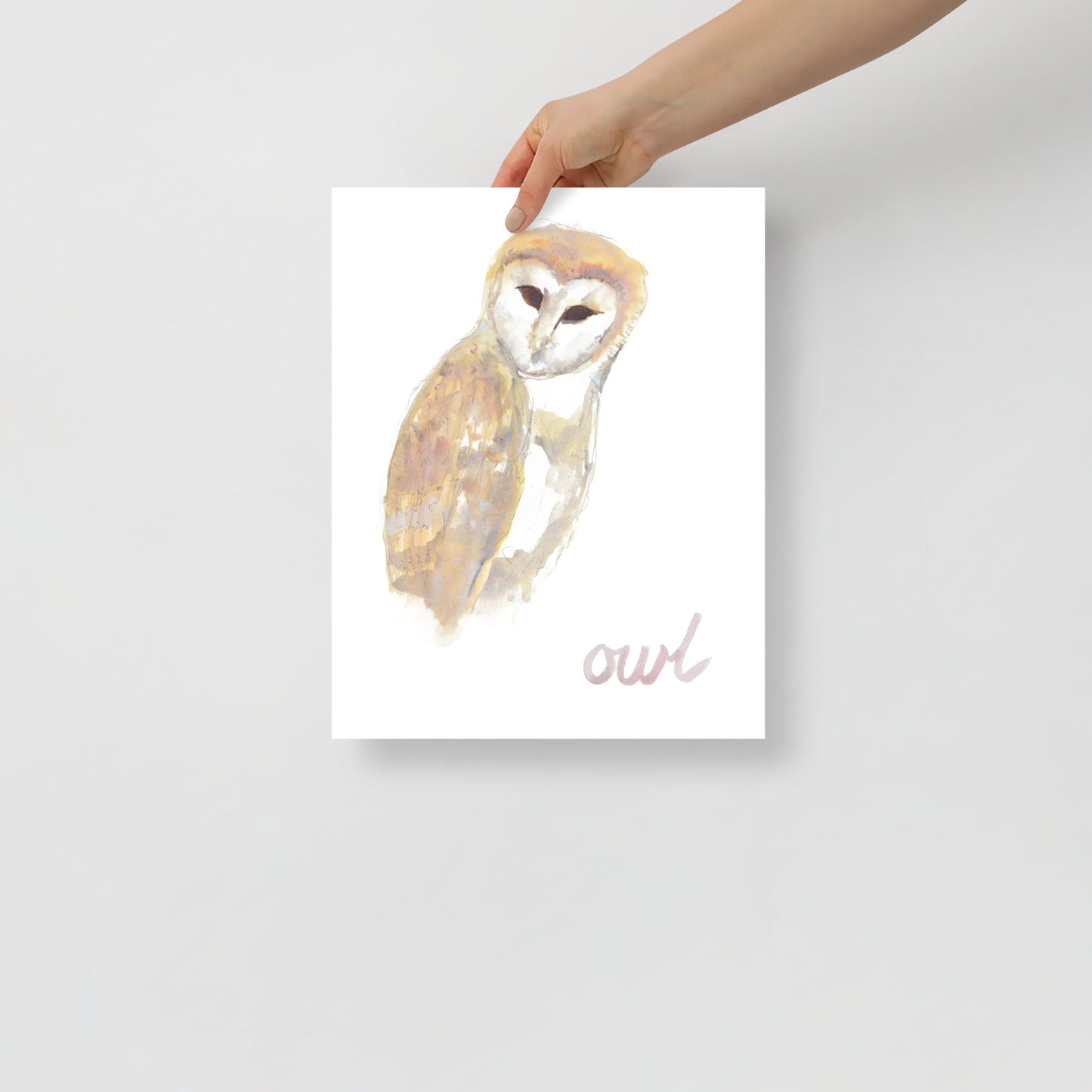 Moonlight Owl. Fine Art Print