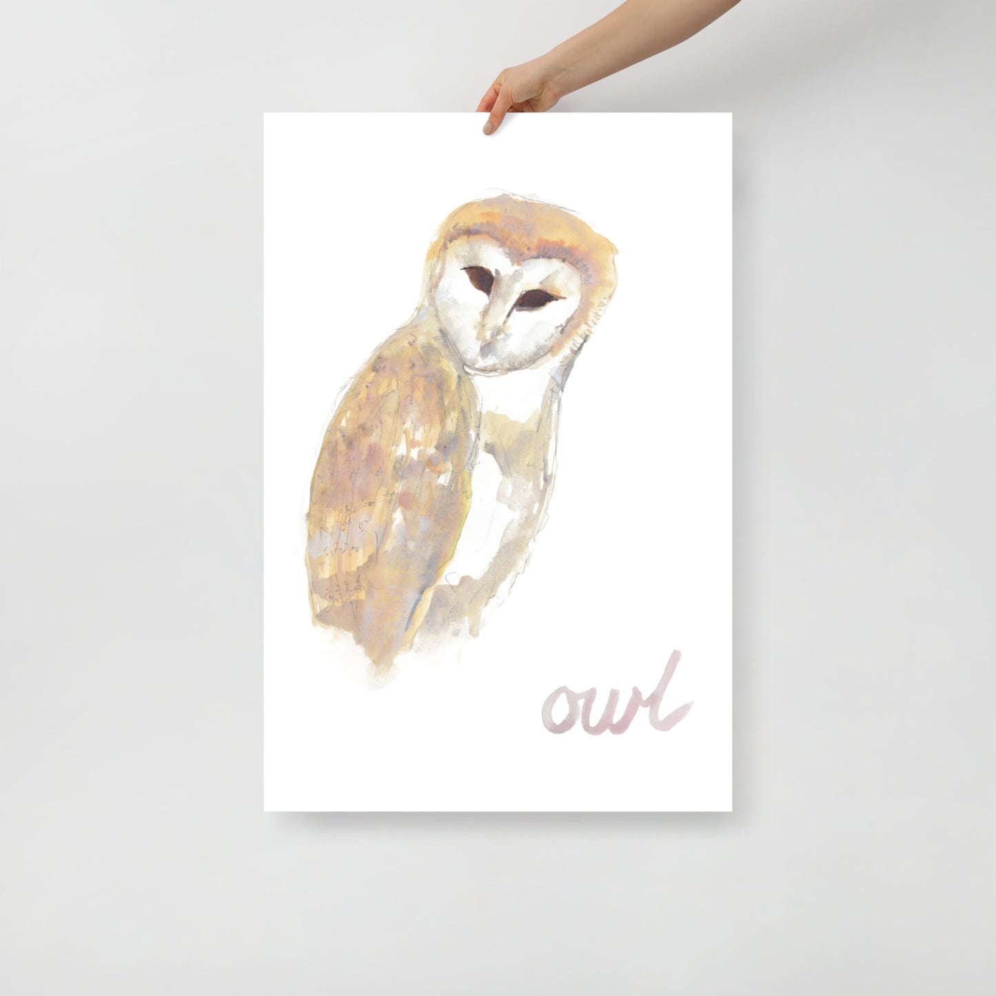 Moonlight Owl. Fine Art Print