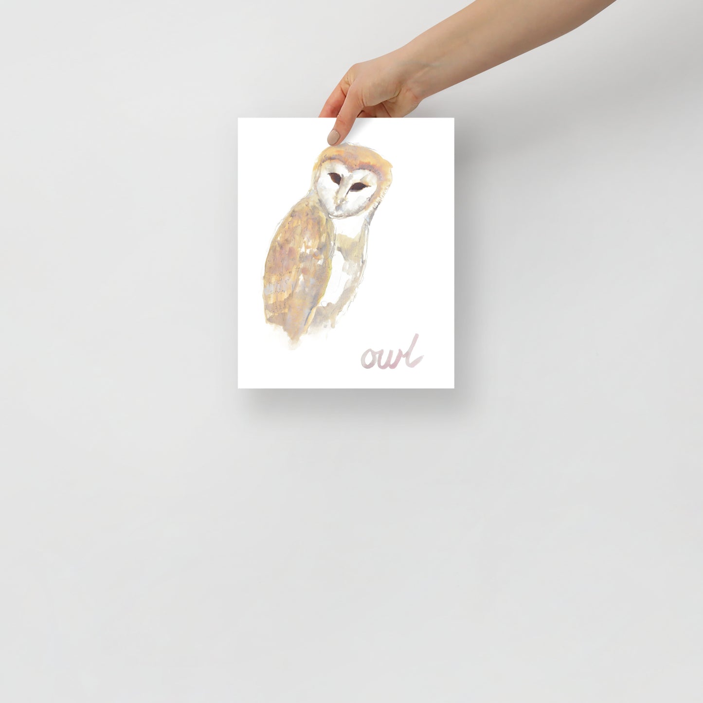 Moonlight Owl. Fine Art Print